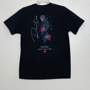 Primitive x Naruto Shippuden Men’s Black Thick Cotton T Shirt Size M